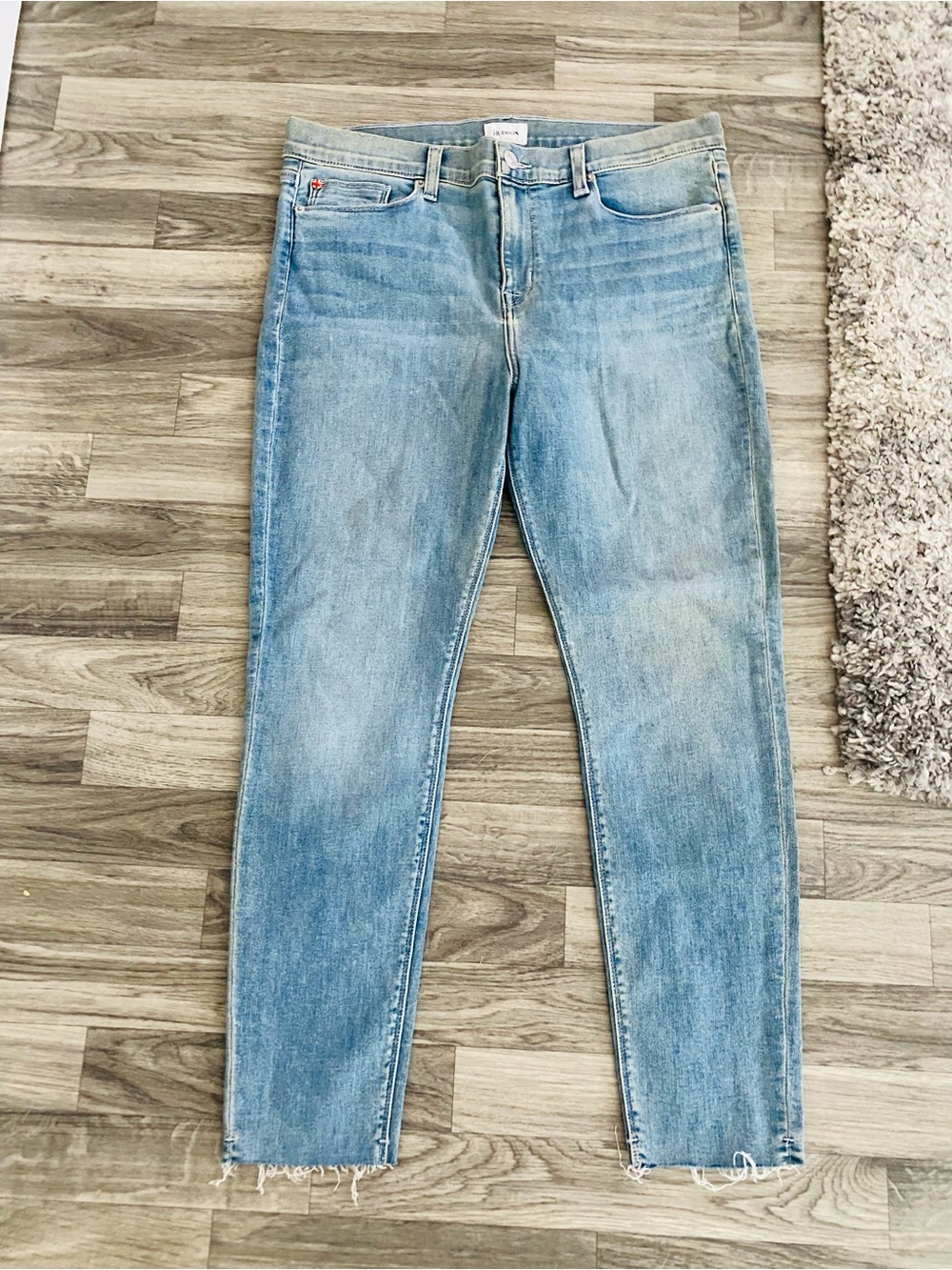Hudson mid rise Natalie size 32 super skinny Women’s Light Wash Blue Jeans